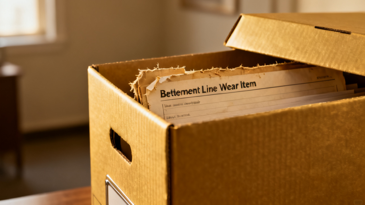 Crop of betterment line wear item folder on patio table