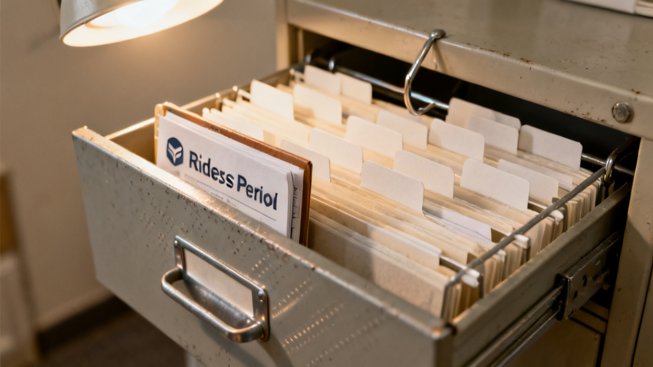 rideshare period folder beside a estimate sleeve