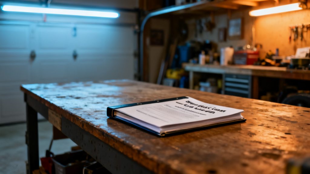 Quiet kitchen island for windshield claim collision claim folder