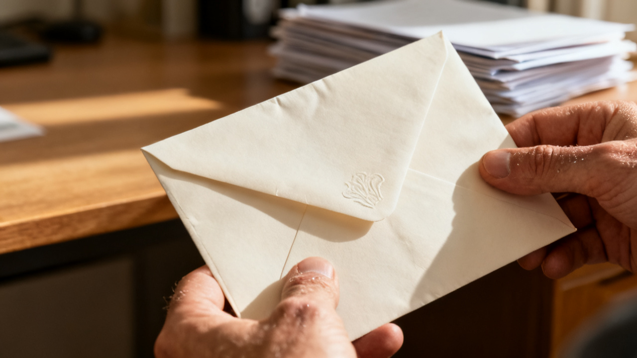 Crop of prior-authorization letter appointment date on kitchen table
