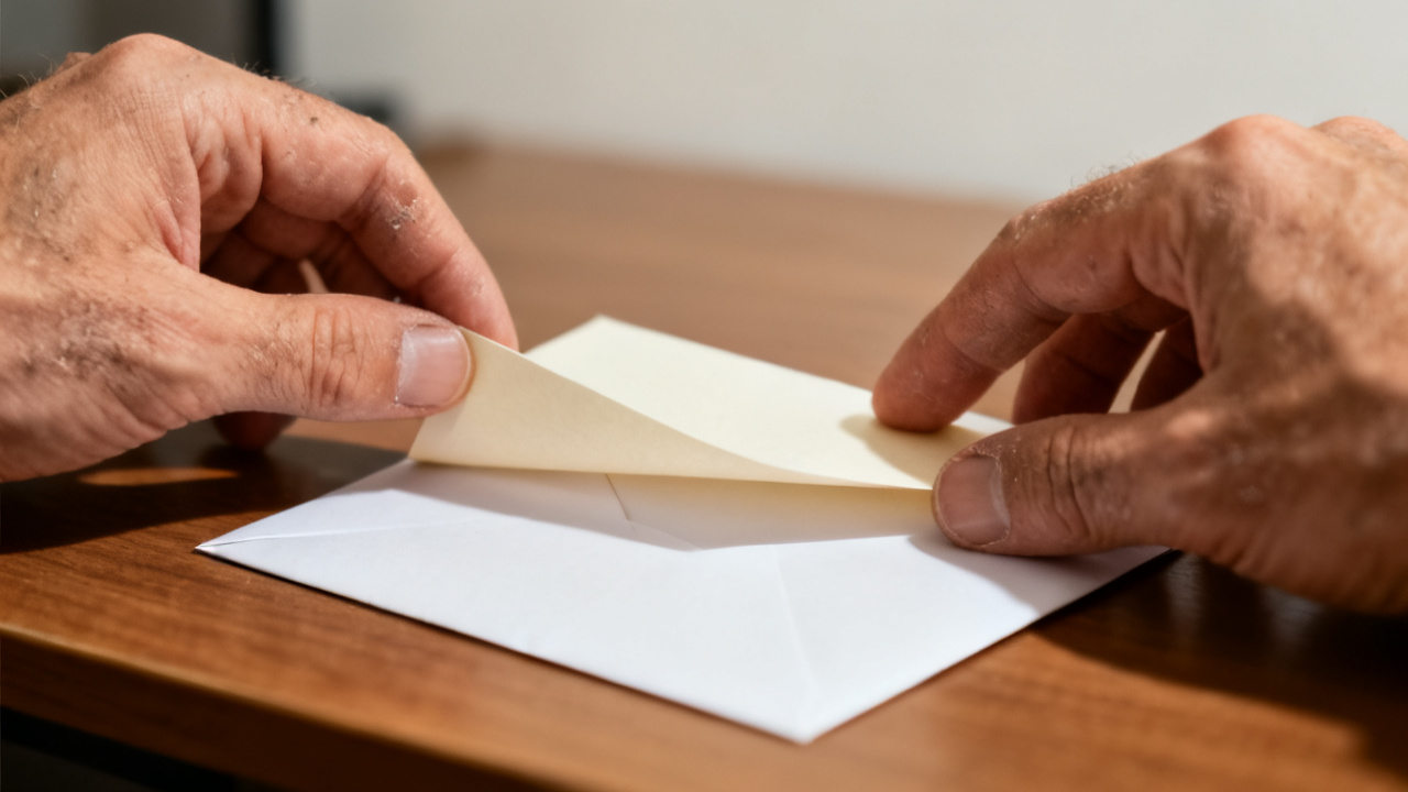 Crop of beneficiary form name account on bedroom dresser