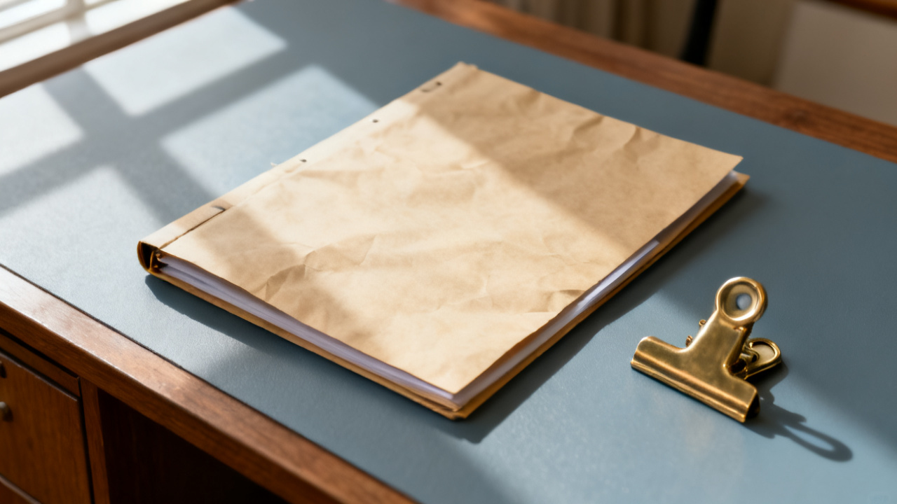 Still-life crop: general liability limits limits folder
