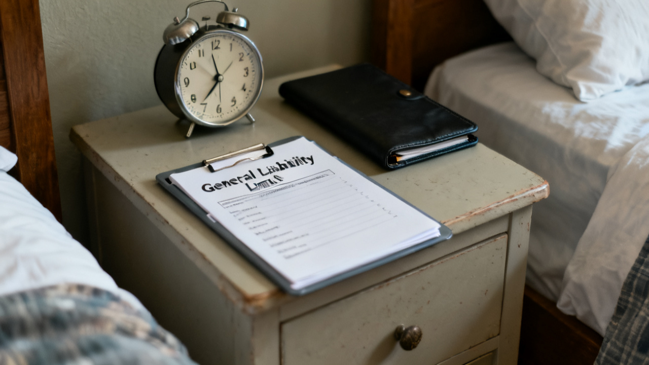 general liability limits limits folder waiting on a library carrel