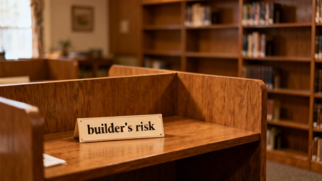 spare-room folding table setup for Builder's Risk Page General